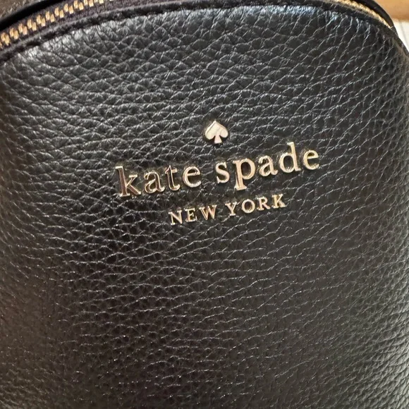 Kate Spade Black Textured Backpack - Picture 3 of 10